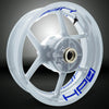 Dual Pack Inner Rim Tape Sticker Decal for BMW HP4 - Motorcycle stickers and decals