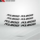 Dual Pack Inner Rim Tape Sticker Decal for BMW R1200 - Stickman Vinyls