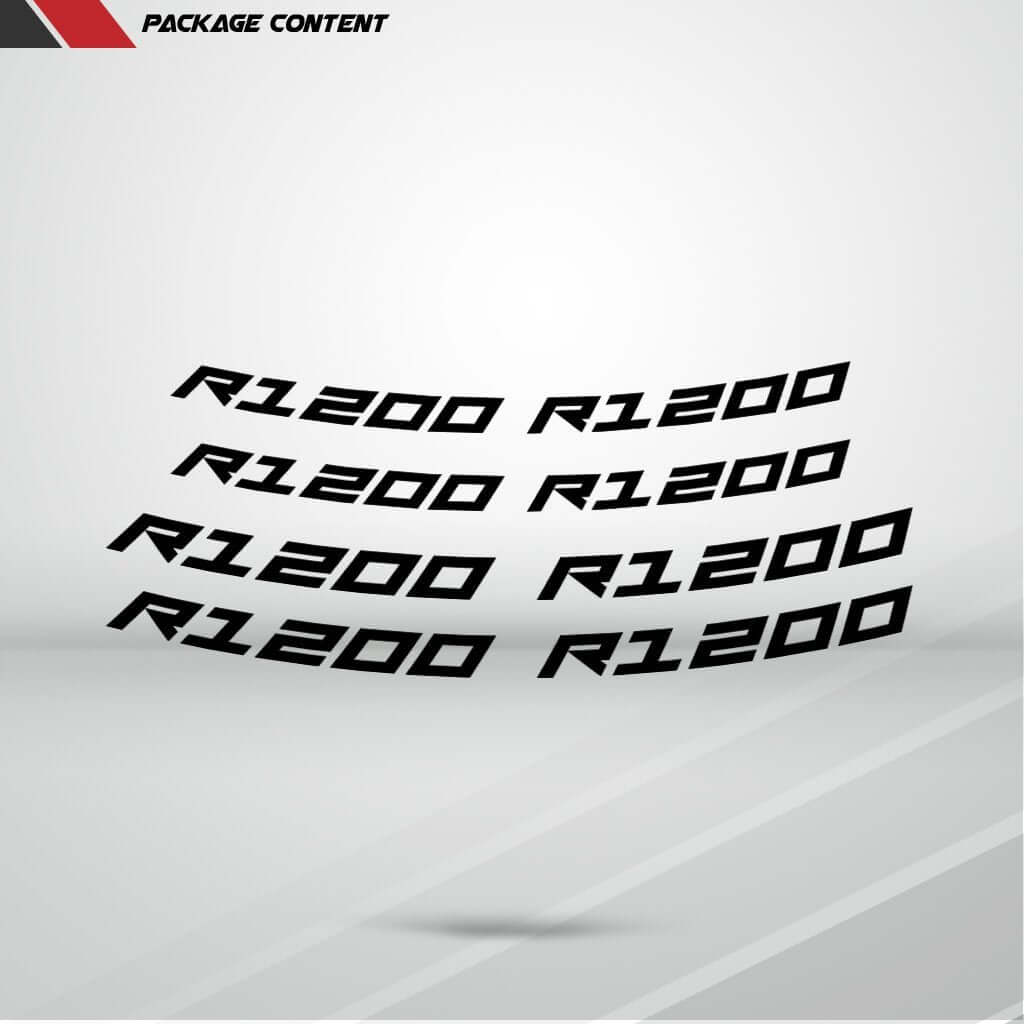Dual Pack Inner Rim Tape Sticker Decal for BMW R1200 - Stickman Vinyls