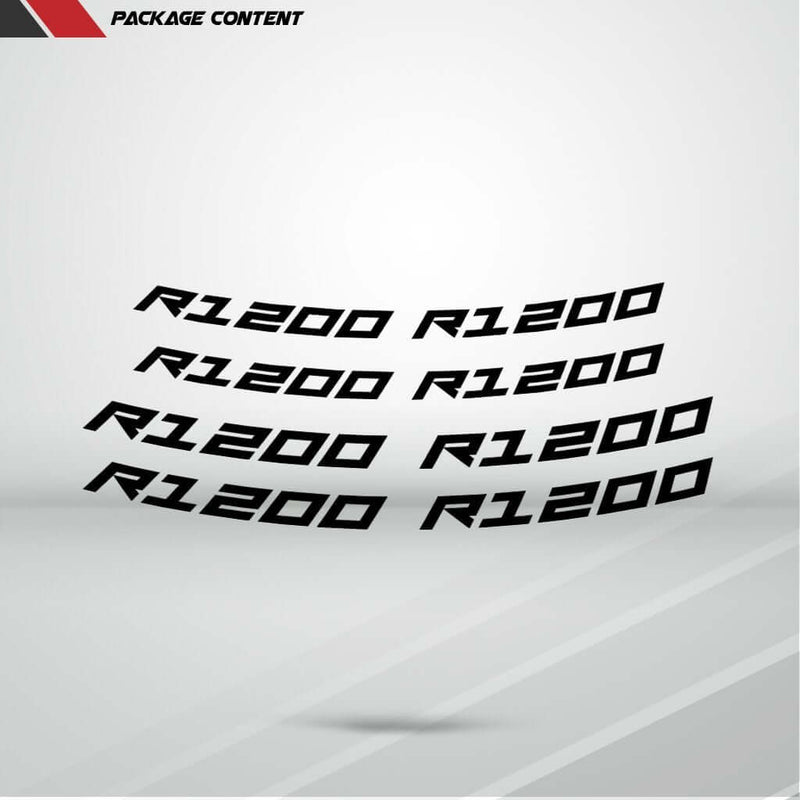 Dual Pack Inner Rim Tape Sticker Decal for BMW R1200 - Motorcycle stickers and decals