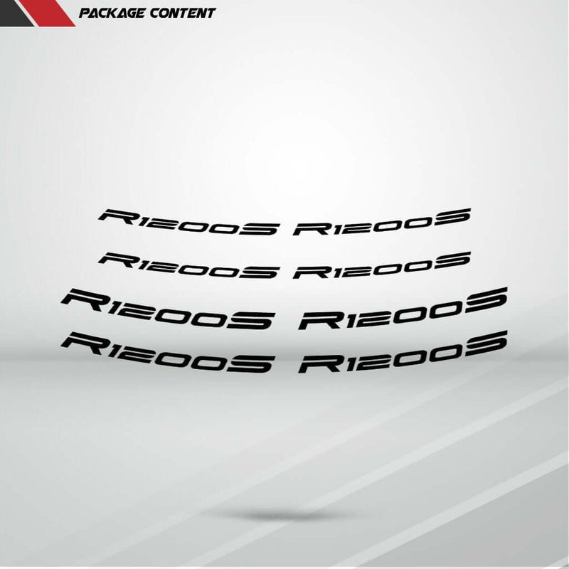 Dual Pack Inner Rim Tape Sticker Decal for BMW R1200S - Motorcycle stickers and decals
