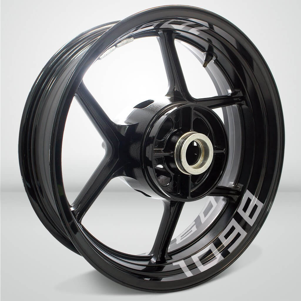 Dual Pack Inner Rim Tape Sticker Decal for Ducati 1098 - Motorcycle stickers and decals