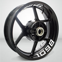 Dual Pack Inner Rim Tape Sticker Decal for Ducati 1098 - Motorcycle stickers and decals