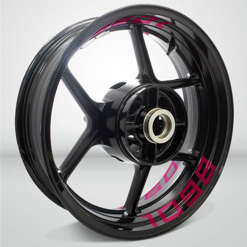Dual Pack Inner Rim Tape Sticker Decal for Ducati 1098 - Motorcycle stickers and decals