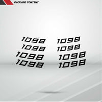 Dual Pack Inner Rim Tape Sticker Decal for Ducati 1098 - Motorcycle stickers and decals