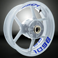 Dual Pack Inner Rim Tape Sticker Decal for Ducati 1098 - Motorcycle stickers and decals