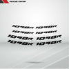Dual Pack Inner Rim Tape Sticker Decal for Ducati 1098R - Motorcycle stickers and decals