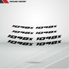 Dual Pack Inner Rim Tape Sticker Decal for Ducati 1098s - Motorcycle stickers and decals