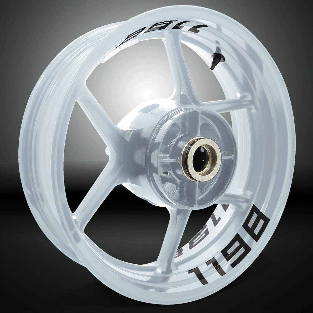Dual Pack Inner Rim Tape Sticker Decal for Ducati 1198 - Motorcycle stickers and decals