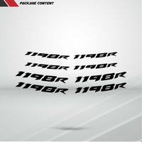 Dual Pack Inner Rim Tape Sticker Decal for Ducati 1198R - Motorcycle stickers and decals
