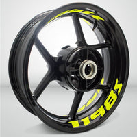 Dual Pack Inner Rim Tape Sticker Decal for Ducati 1198s - Motorcycle stickers and decals