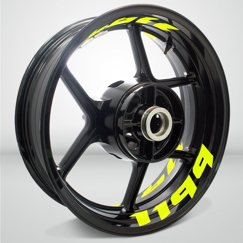 Dual Pack Inner Rim Tape Sticker Decal for Ducati 1199 - Motorcycle stickers and decals