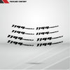Dual Pack Inner Rim Tape Sticker Decal for Ducati 1199 Panigale - Motorcycle stickers and decals