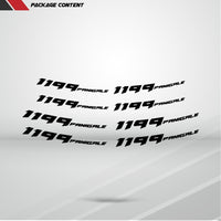 Dual Pack Inner Rim Tape Sticker Decal for Ducati 1199 Panigale - Motorcycle stickers and decals