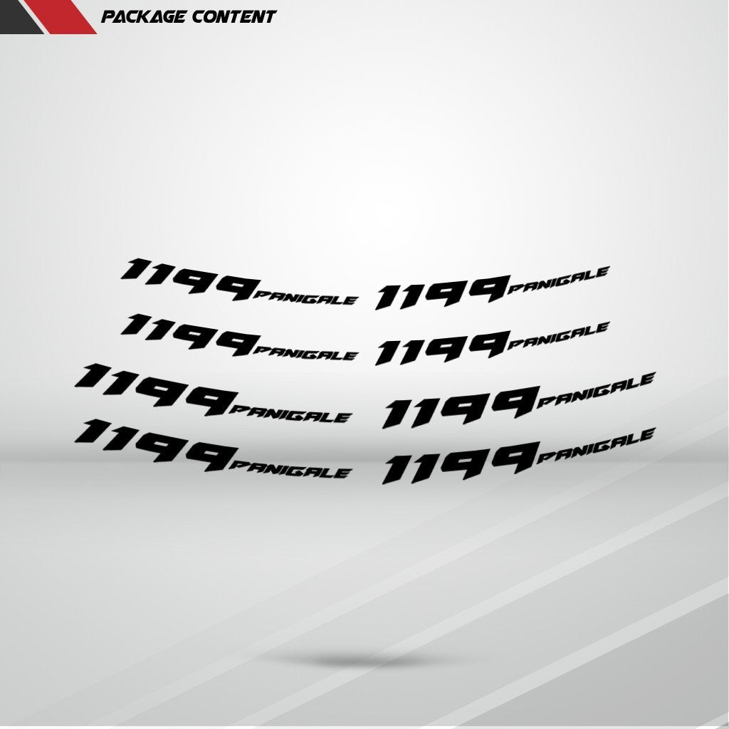 Dual Pack Inner Rim Tape Sticker Decal for Ducati 1199 Panigale - Motorcycle stickers and decals