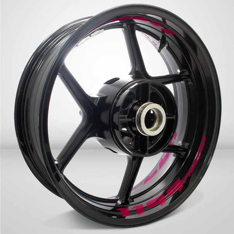 Dual Pack Inner Rim Tape Sticker Decal for Ducati 1199 Panigale - Motorcycle stickers and decals
