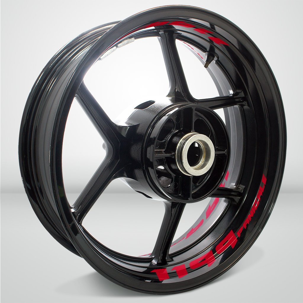 Dual Pack Inner Rim Tape Sticker Decal for Ducati 1199 Panigale - Motorcycle stickers and decals