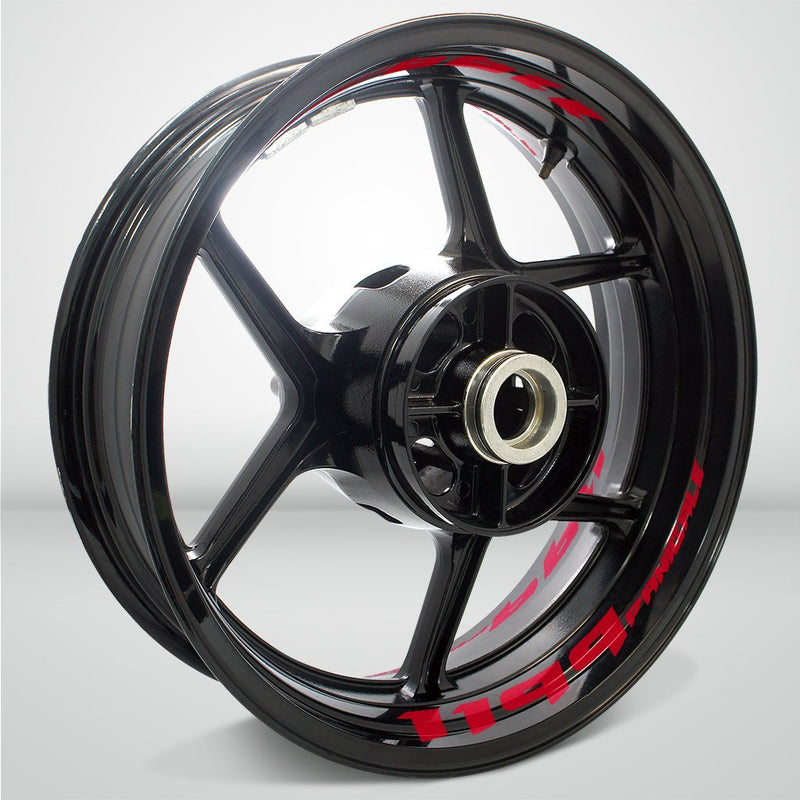 Dual Pack Inner Rim Tape Sticker Decal for Ducati 1199 Panigale - Motorcycle stickers and decals