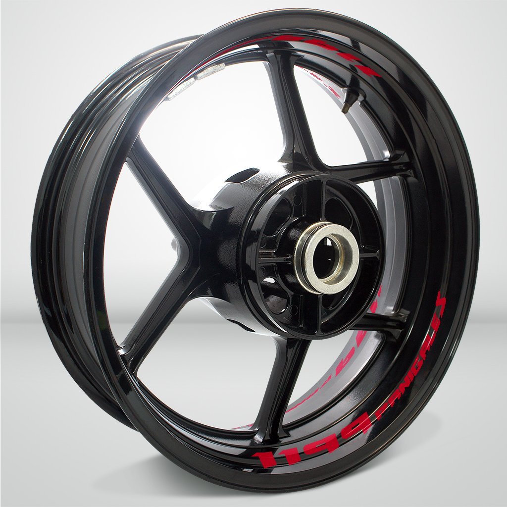 Dual Pack Inner Rim Tape Sticker Decal for Ducati 1199 Panigale S - Motorcycle stickers and decals