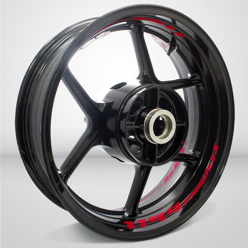 Dual Pack Inner Rim Tape Sticker Decal for Ducati 1199 Panigale S - Motorcycle stickers and decals