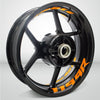 Dual Pack Inner Rim Tape Sticker Decal for Ducati 1199R - Motorcycle stickers and decals