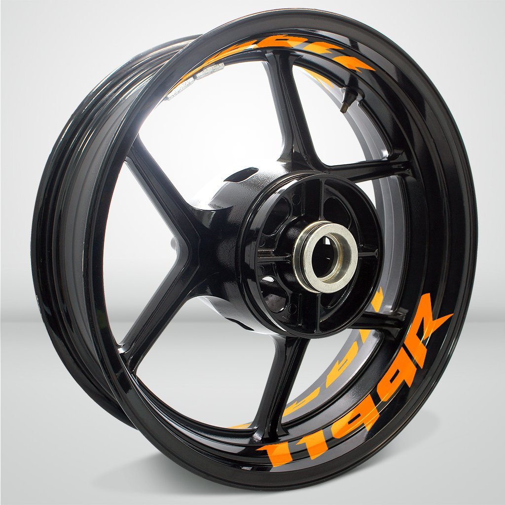 Dual Pack Inner Rim Tape Sticker Decal for Ducati 1199R - Motorcycle stickers and decals