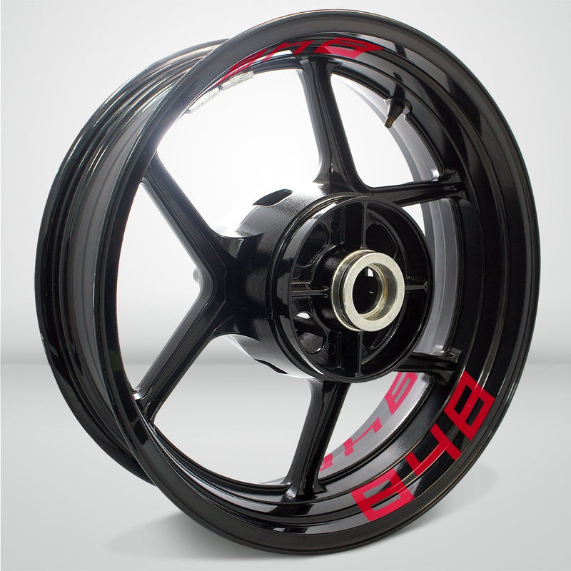 Dual Pack Inner Rim Tape Sticker Decal for Ducati 848 - Motorcycle stickers and decals