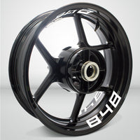 Dual Pack Inner Rim Tape Sticker Decal for Ducati 848 - Motorcycle stickers and decals