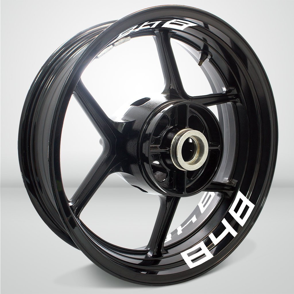 Dual Pack Inner Rim Tape Sticker Decal for Ducati 848 - Motorcycle stickers and decals
