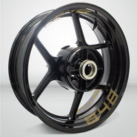 Dual Pack Inner Rim Tape Sticker Decal for Ducati 848 - Motorcycle stickers and decals