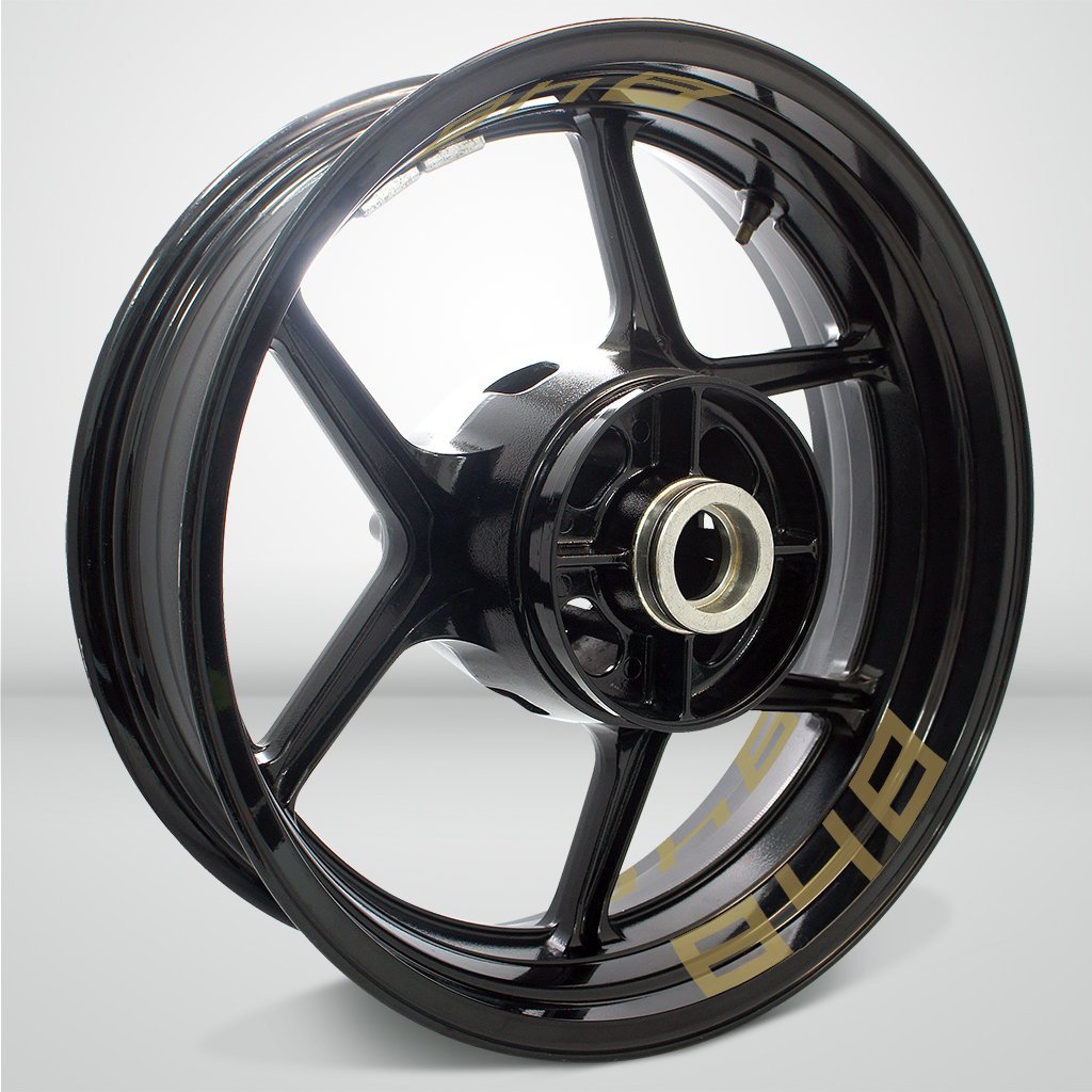 Dual Pack Inner Rim Tape Sticker Decal for Ducati 848 - Motorcycle stickers and decals