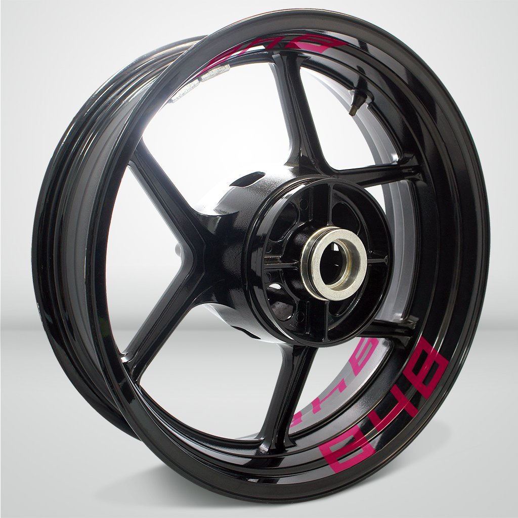 Dual Pack Inner Rim Tape Sticker Decal for Ducati 848 - Motorcycle stickers and decals