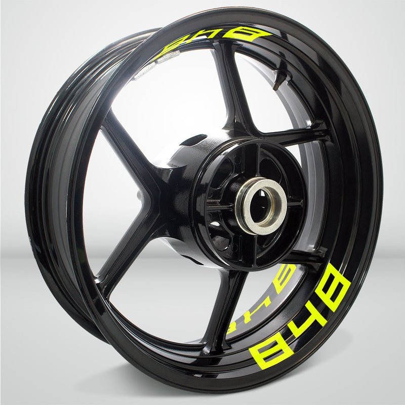 Dual Pack Inner Rim Tape Sticker Decal for Ducati 848 - Motorcycle stickers and decals