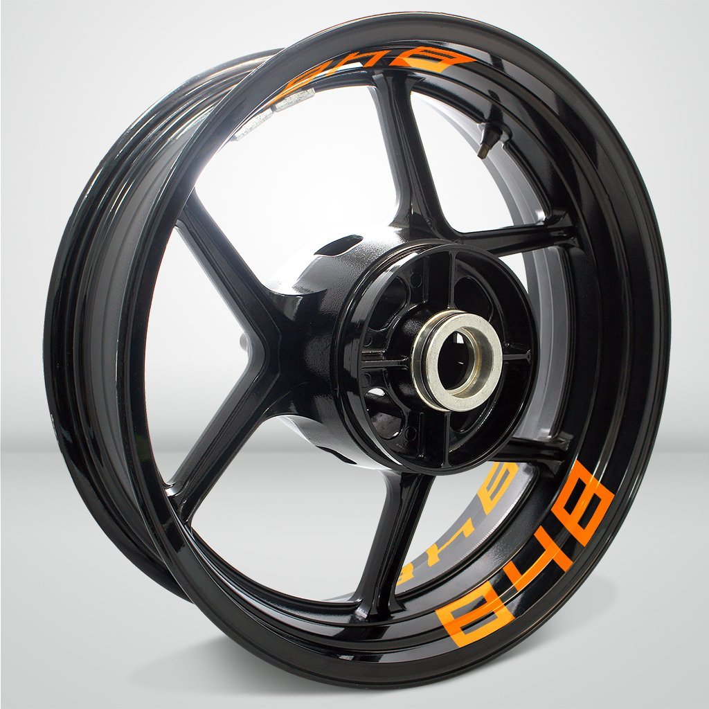 Dual Pack Inner Rim Tape Sticker Decal for Ducati 848 - Motorcycle stickers and decals