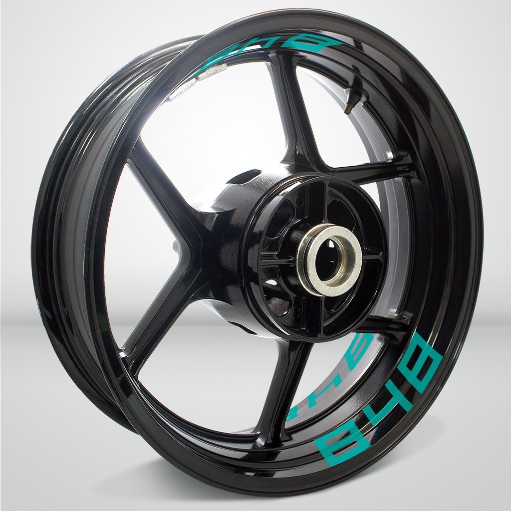 Dual Pack Inner Rim Tape Sticker Decal for Ducati 848 - Motorcycle stickers and decals