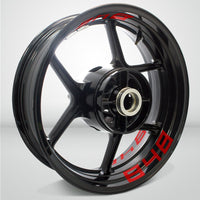 Dual Pack Inner Rim Tape Sticker Decal for Ducati 848 - Motorcycle stickers and decals