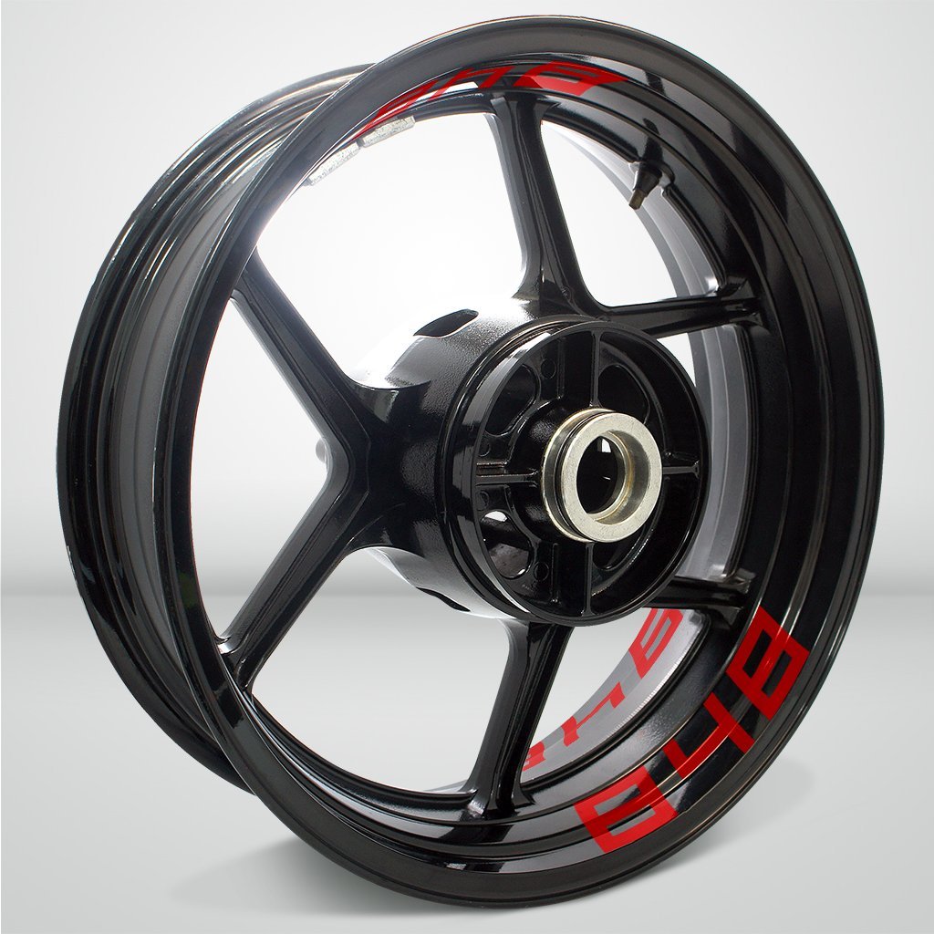 Dual Pack Inner Rim Tape Sticker Decal for Ducati 848 - Motorcycle stickers and decals