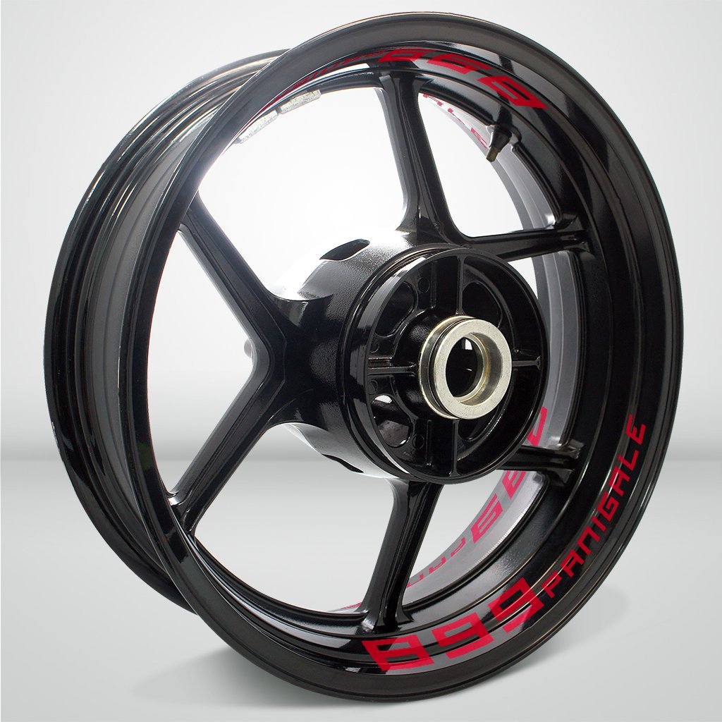 Dual Pack Inner Rim Tape Sticker Decal for Ducati 899 Panigale - Motorcycle stickers and decals