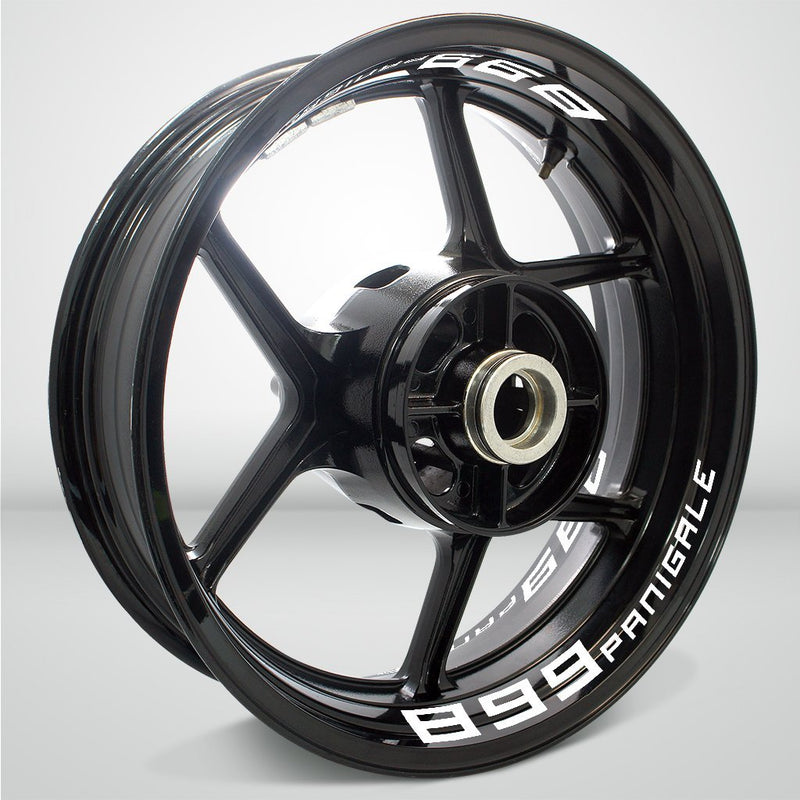 Dual Pack Inner Rim Tape Sticker Decal for Ducati 899 Panigale - Motorcycle stickers and decals