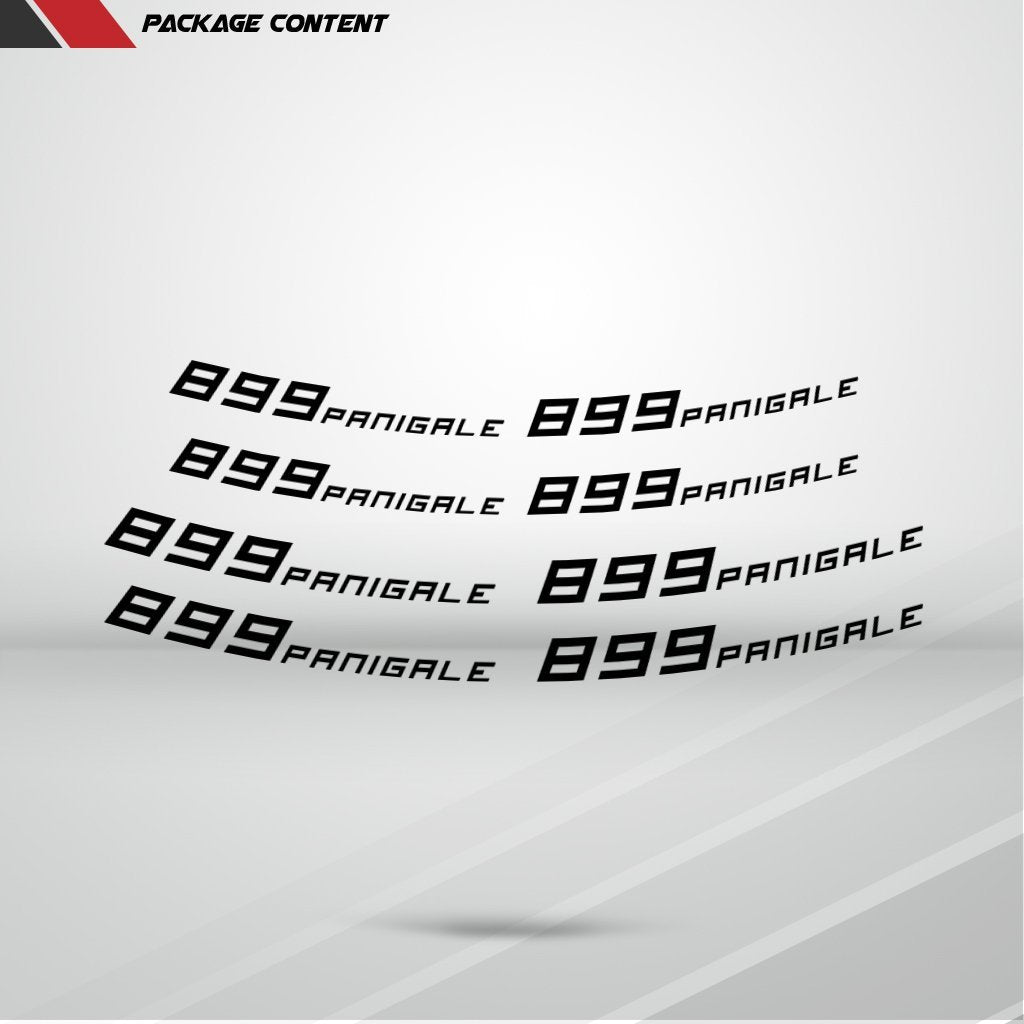Dual Pack Inner Rim Tape Sticker Decal for Ducati 899 Panigale - Motorcycle stickers and decals