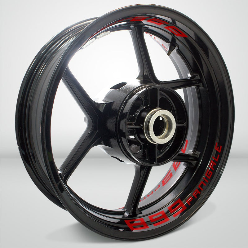 Dual Pack Inner Rim Tape Sticker Decal for Ducati 899 Panigale - Motorcycle stickers and decals