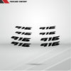Dual Pack Inner Rim Tape Sticker Decal for Ducati 916 - Motorcycle stickers and decals
