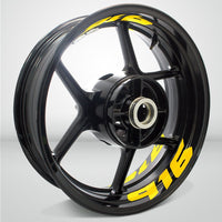 Dual Pack Inner Rim Tape Sticker Decal for Ducati 916 - Motorcycle stickers and decals