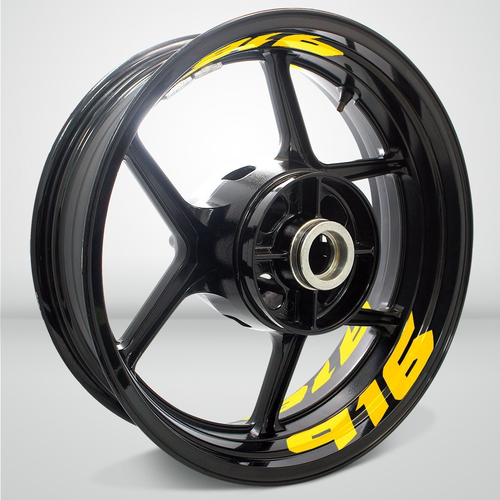 Dual Pack Inner Rim Tape Sticker Decal for Ducati 916 - Motorcycle stickers and decals