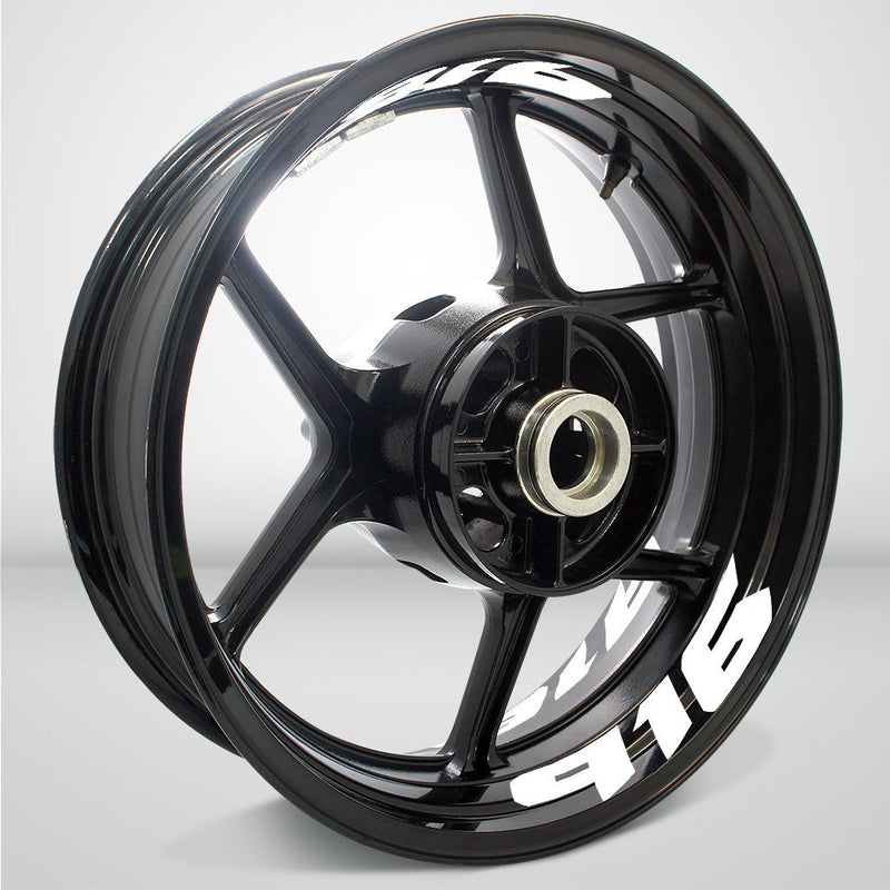 Dual Pack Inner Rim Tape Sticker Decal for Ducati 916 - Motorcycle stickers and decals