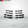 Dual Pack Inner Rim Tape Sticker Decal for Ducati 996 - Motorcycle stickers and decals
