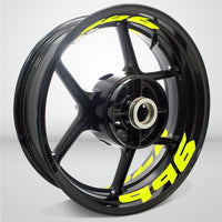 Dual Pack Inner Rim Tape Sticker Decal for Ducati 996 - Motorcycle stickers and decals