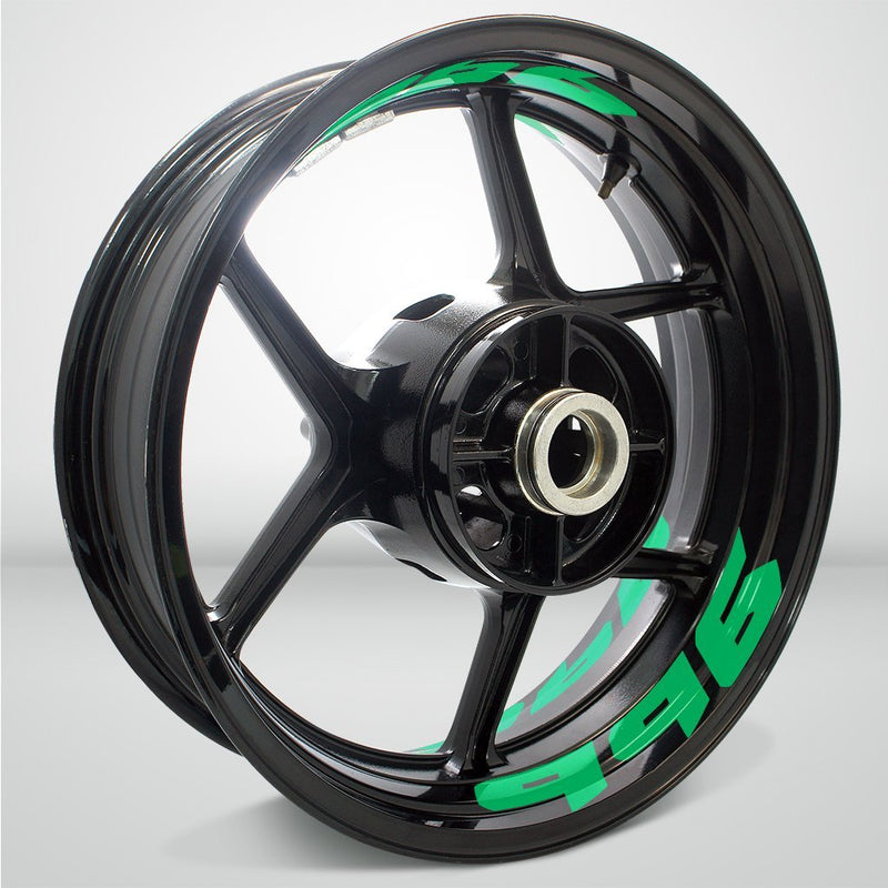 Dual Pack Inner Rim Tape Sticker Decal for Ducati 996 - Motorcycle stickers and decals