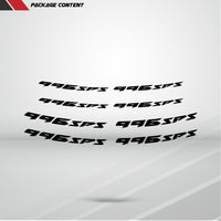 Dual Pack Inner Rim Tape Sticker Decal for Ducati 996 SPS - Motorcycle stickers and decals