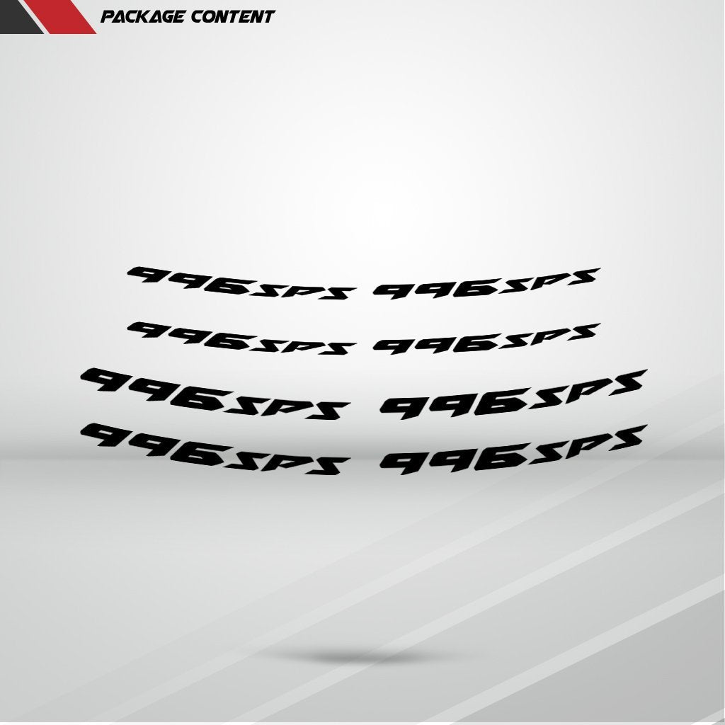Dual Pack Inner Rim Tape Sticker Decal for Ducati 996 SPS - Motorcycle stickers and decals